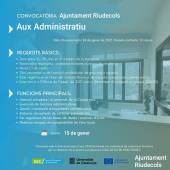 Oferta de feina com a auxiliar administratiu